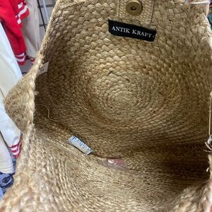 Antik Kraft Tan Woven Women's Bag